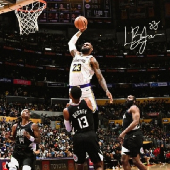 BRAND NEW!๐ฏ LEBRON JAMES LAKERS & THE CHOSEN ONE GLOSSY 8.5x11 TWO POSTER SET๐ฅ - Picture 3 of 8